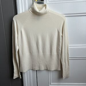 Apostrophe Vintage Ivory/Cream Super Soft Turtleneck Long Sleeve Sweater SP